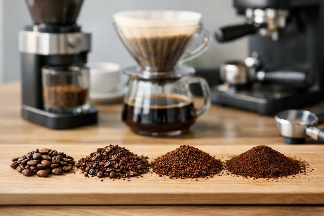 Coffee Grind Size Guide for Better Daily Brews